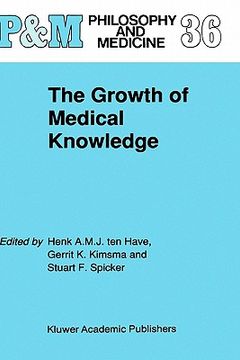 portada the growth of medical knowledge (en Inglés)