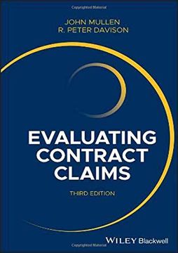 portada Evaluating Contract Claims (en Inglés)