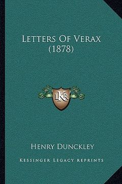portada letters of verax (1878) (en Inglés)