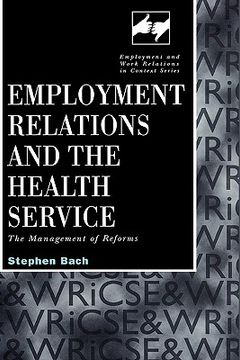 portada employment relations in the health service (en Inglés)