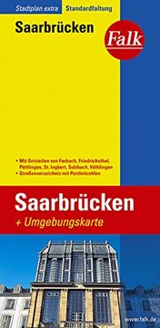 portada Falk Stadtplan Extra Standardfaltung Saarbrücken (en Alemán)