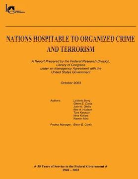 portada Nations Hospitable to Organized Crime and Terrorism: A Report Prepared by the Federal Research Division, (en Inglés)