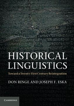 portada Historical Linguistics: Toward a Twenty-First Century Reintegration (Cambridge Textbooks in Linguistics) (en Inglés)