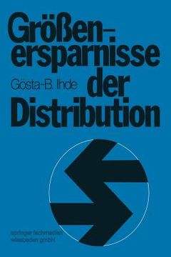portada Größenersparnisse Der Distribution (en Alemán)