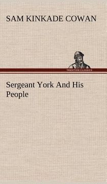 portada sergeant york and his people (en Inglés)