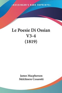 portada Le Poesie Di Ossian V3-4 (1819) (en Italiano)