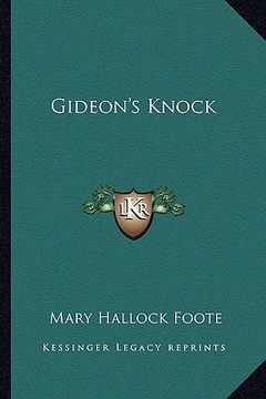 portada gideon's knock (en Inglés)