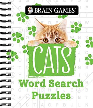 portada Brain Games - Cats Word Search Puzzles (en Inglés)