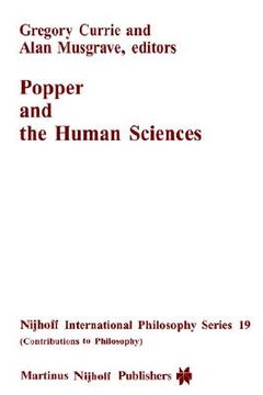portada popper and the human sciences (en Inglés)