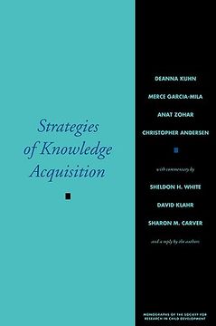 portada strategies of knowledge acquisition (en Inglés)