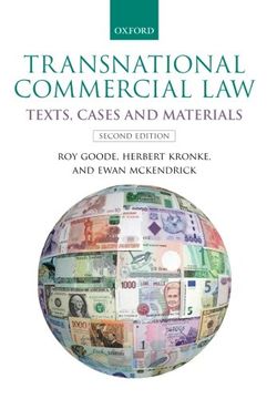portada Transnational Commercial Law: Texts, Cases And Materials (in English)