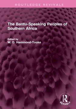 portada Bantu-Speaking Peoples of Southern Africa (en Inglés)
