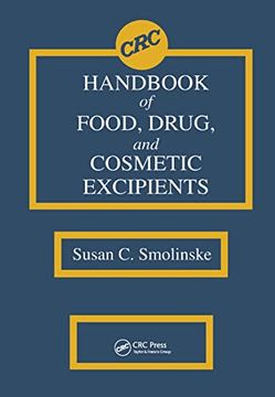portada Crc Handbook of Food, Drug, and Cosmetic Excipients (en Inglés)