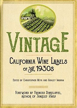 portada Vintage: California Wine Labels of the 1930S (libro en Inglés)