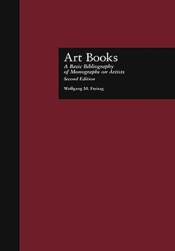 portada art books: a basic bibliography of monographs on artists, second edition