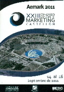 portada XXIII Congreso Nacional de Marketing. Aemark 2011 Castellón (Libros profesionales)