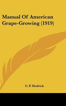 portada manual of american grape-growing (1919) (in English)