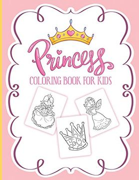 portada Princess Coloring Book for Kids: For Girls Ages 3-9 - Toddlers - Activity set - Crafts and Games (in English)