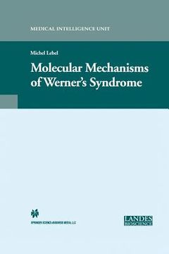 portada Molecular Mechanisms of Werner's Syndrome (en Inglés)