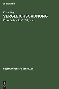 portada Vergleichsordnung (Gro Kommentare der Praxis) (en Alemán)