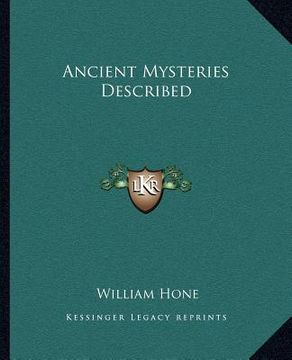 portada ancient mysteries described (in English)