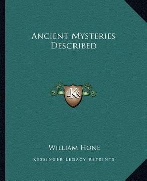 portada ancient mysteries described (en Inglés)