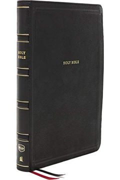 portada Nkjv, Deluxe Thinline Reference Bible, Leathersoft, Black, red Letter, Comfort Print: Holy Bible, new King James Version (en Inglés)