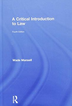 portada Critical Introduction to Law (in English)