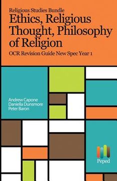 portada Religious Studies Bundle - Philosophy of Religion, Ethics, Religious Thought: OCR Revision Guides New Spec Year 1 (in English)