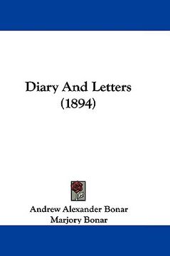 portada diary and letters (1894) (en Inglés)