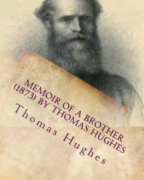 portada Memoir of a brother (1873) by Thomas Hughes (en Inglés)