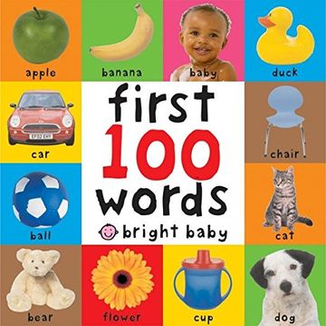 portada First 100 Words (Bright Baby First 100) (en Inglés)