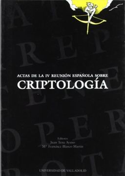 portada Actas de La Iv Reunion Española Sobre Criptología