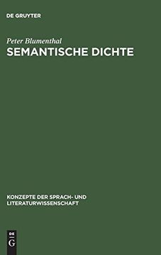 portada Semantische Dichte: Assoziativit t in Poesie und Werbesprache (en Alemán)
