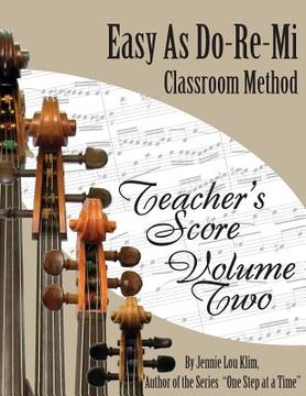 portada Easy As Do - Re - Mi: Teacher's Score Book Two (en Inglés)
