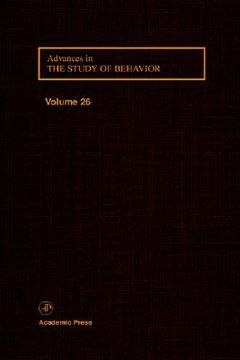 portada advances in the study of behavior: volume 26