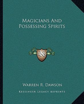 portada magicians and possessing spirits (en Inglés)