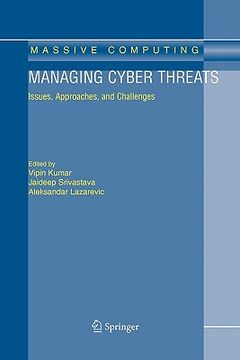 portada managing cyber threats: issues, approaches, and challenges (en Inglés)