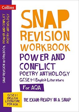 portada Collins Gcse 9-1 Snap Revision – Power & Conflict Poetry Anthology Workbook: New Gcse Grade 9-1 English Literature Aqa: Gcse Grade 9-1 (en Inglés)