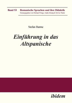 portada Einfuhrung in das Altspanische (in German)