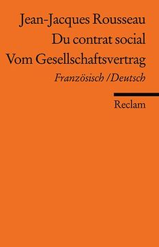 portada Du Contrat Social / vom Gesellschaftsvertrag: Französisch/Deutsch (en Alemán)