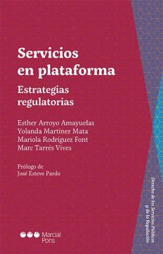 portada Servicios en Plataforma: Estrategias Regulatorias (Derecho de los Servicios Públicos) (in Spanish)