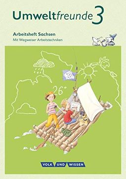 portada Umweltfreunde - Sachsen - Ausgabe 2016: 3. Schuljahr - Arbeitsheft: Mit Wegweiser Arbeitstechniken (en Alemán)