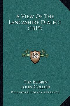 portada a view of the lancashire dialect (1819)