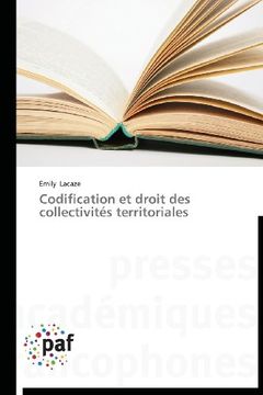 portada Codification Et Droit Des Collectivites Territoriales