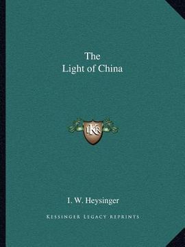 portada the light of china (en Inglés)