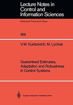 portada guaranteed estimates, adaptation and robustness in control systems (en Inglés)