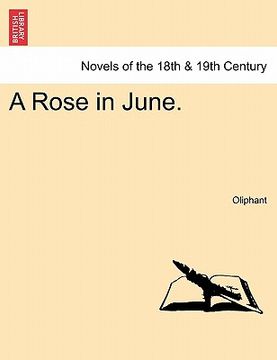 portada A Rose in June. 