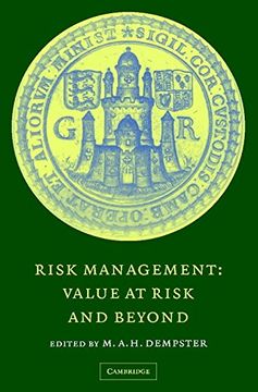 portada Risk Management: Value at Risk and Beyond (en Inglés)