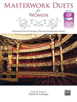 portada Masterwork Duets for Women: 8 Standards from the Baroque, Classical, and Romantic Periods, Book & CD (en Inglés)